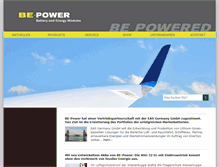 Tablet Screenshot of be-power.de